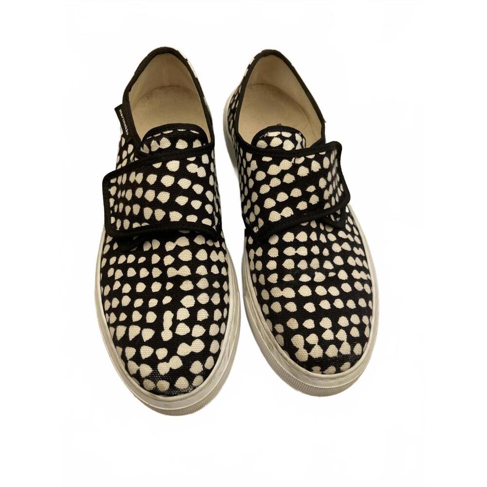 Marimekko Black and White Checkered Sneakers